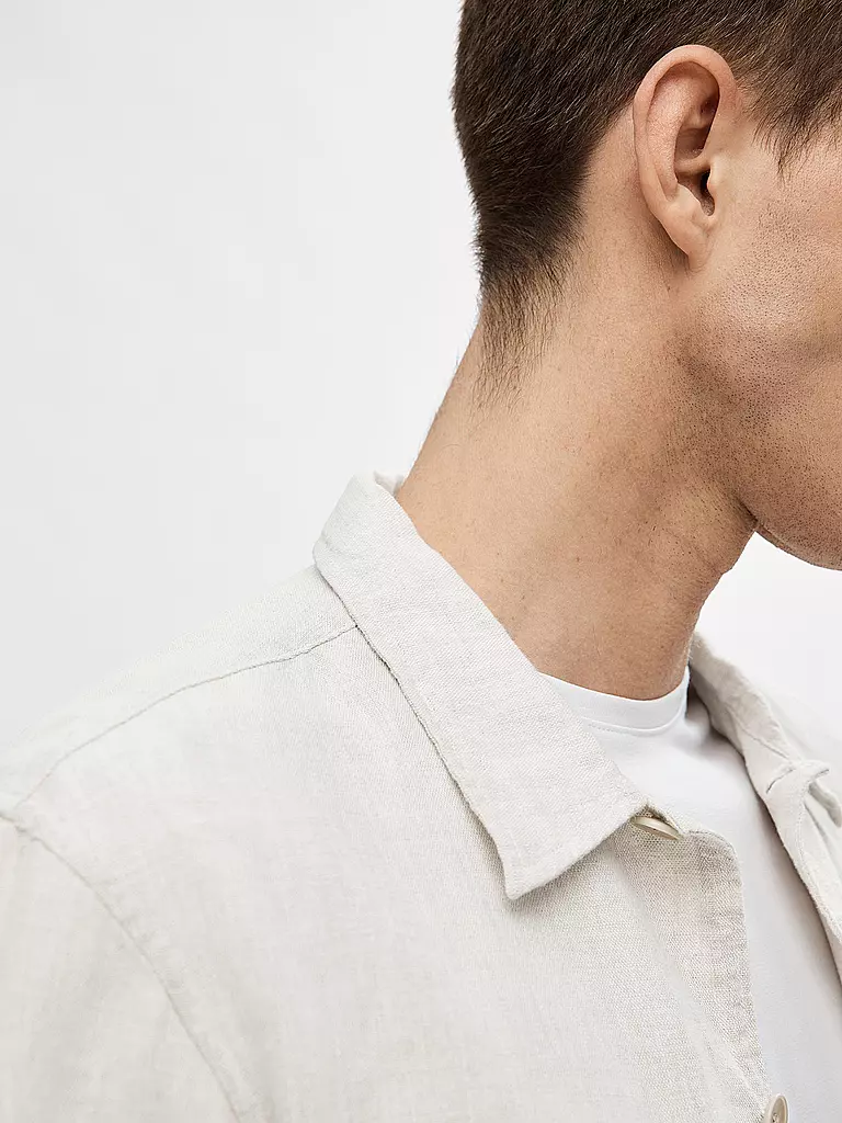 SELECTED | Overshirt SLHMADS-LINEN | Bianco