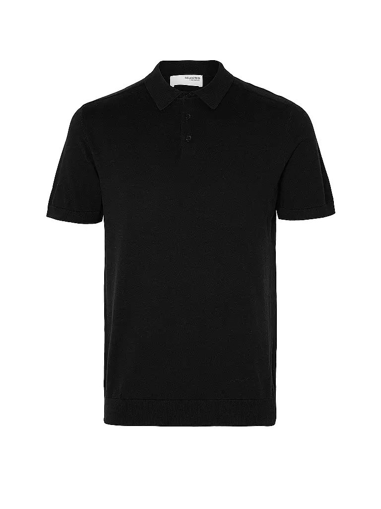 SELECTED | Polo SLHBERG | Nero