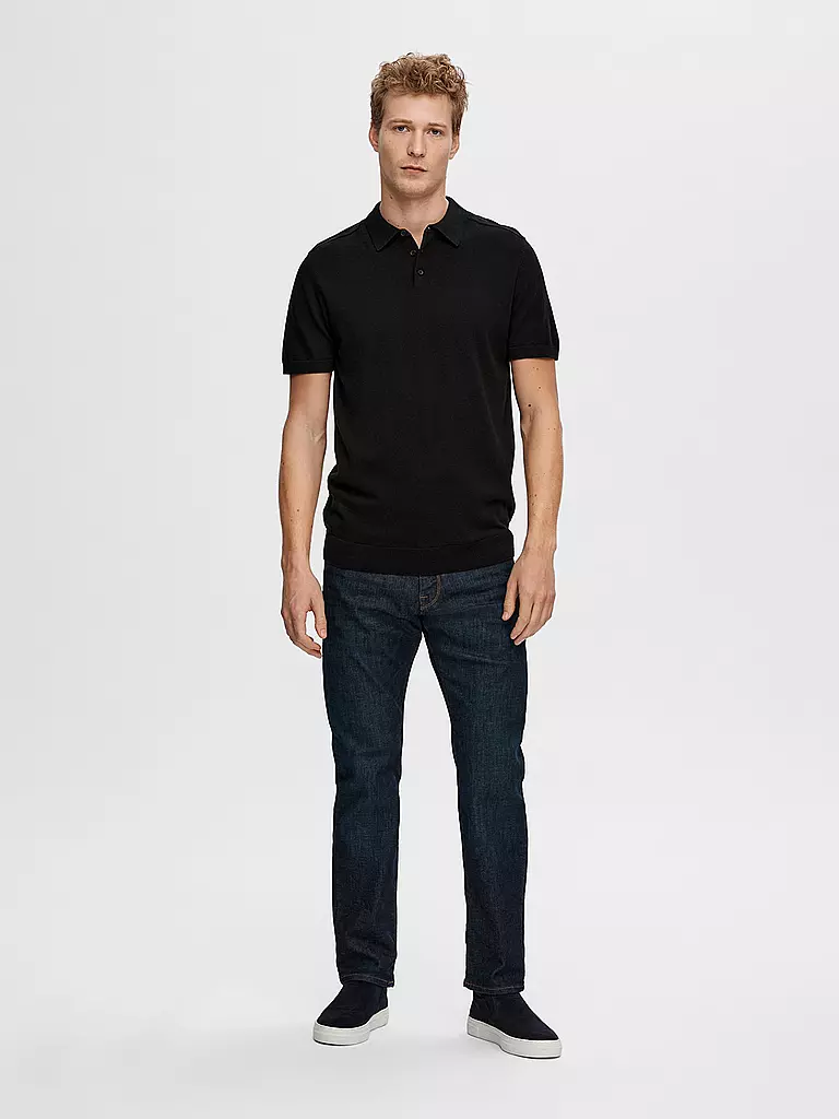 SELECTED | Polo SLHBERG | Nero