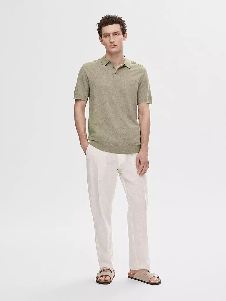 SELECTED | Polo SLHBERG | Verde chiaro