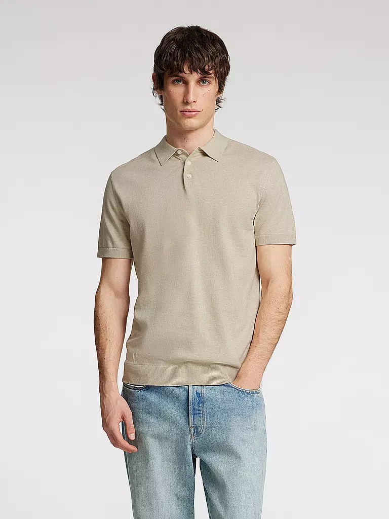 SELECTED | Polo SLHBERG | Beige