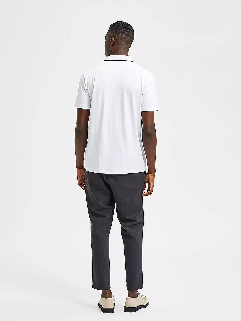SELECTED | Polo SLHLEROY COOLMAX | Bianco