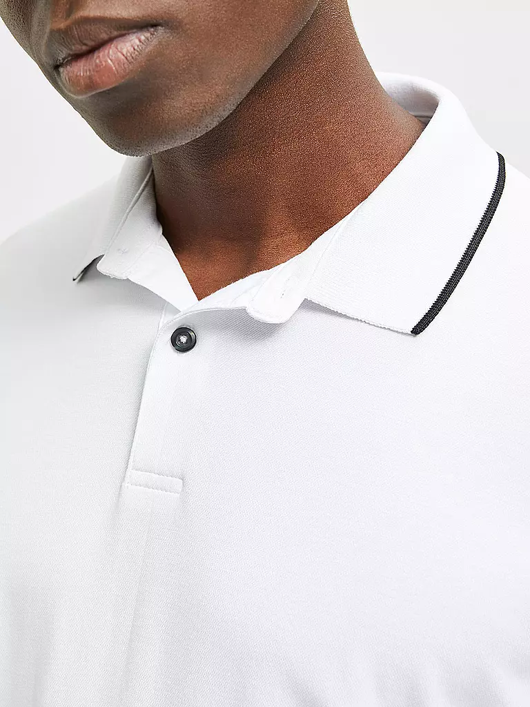 SELECTED | Polo SLHLEROY COOLMAX | Bianco