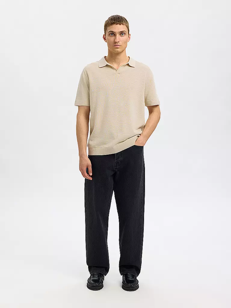 SELECTED | Polo SLHMATTIS | Beige