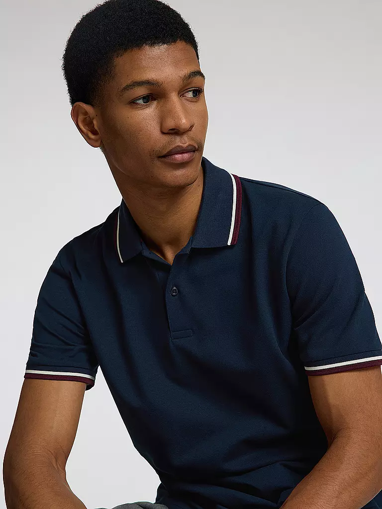 SELECTED | Polo SLHSLIM-ATLAS | Blu scuro