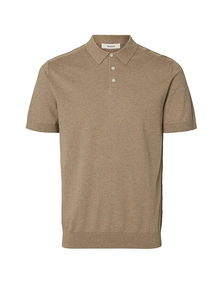 SELECTED | Poloshirt SLHBERG | Beige