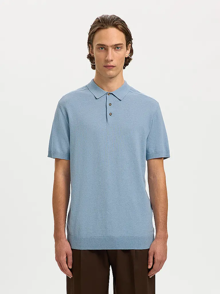 SELECTED | Poloshirt SLHBERG | Blu