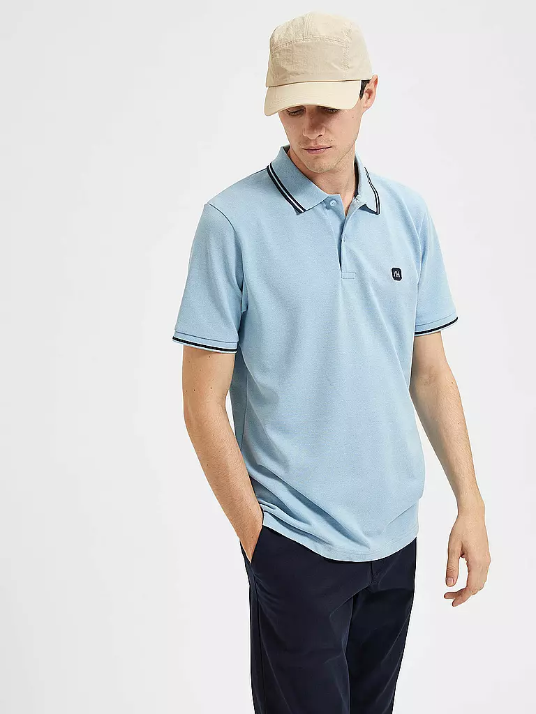 SELECTED | Poloshirt SLHDANTE  | Blu chiaro