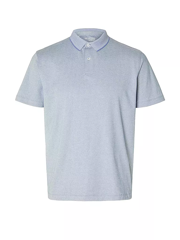 SELECTED | Poloshirt SLHLEROY COOLMAX | Blu chiaro