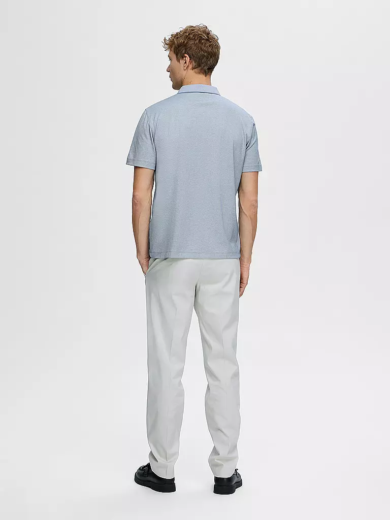 SELECTED | Poloshirt SLHLEROY COOLMAX | Blu chiaro