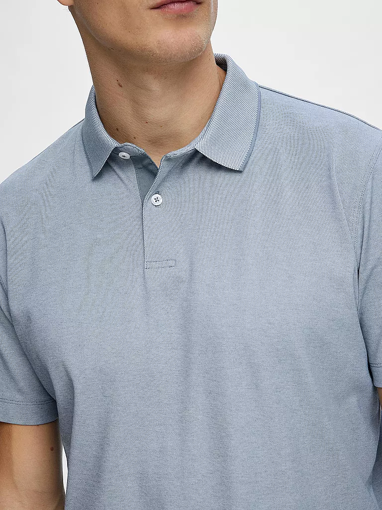 SELECTED | Poloshirt SLHLEROY COOLMAX | Blu chiaro