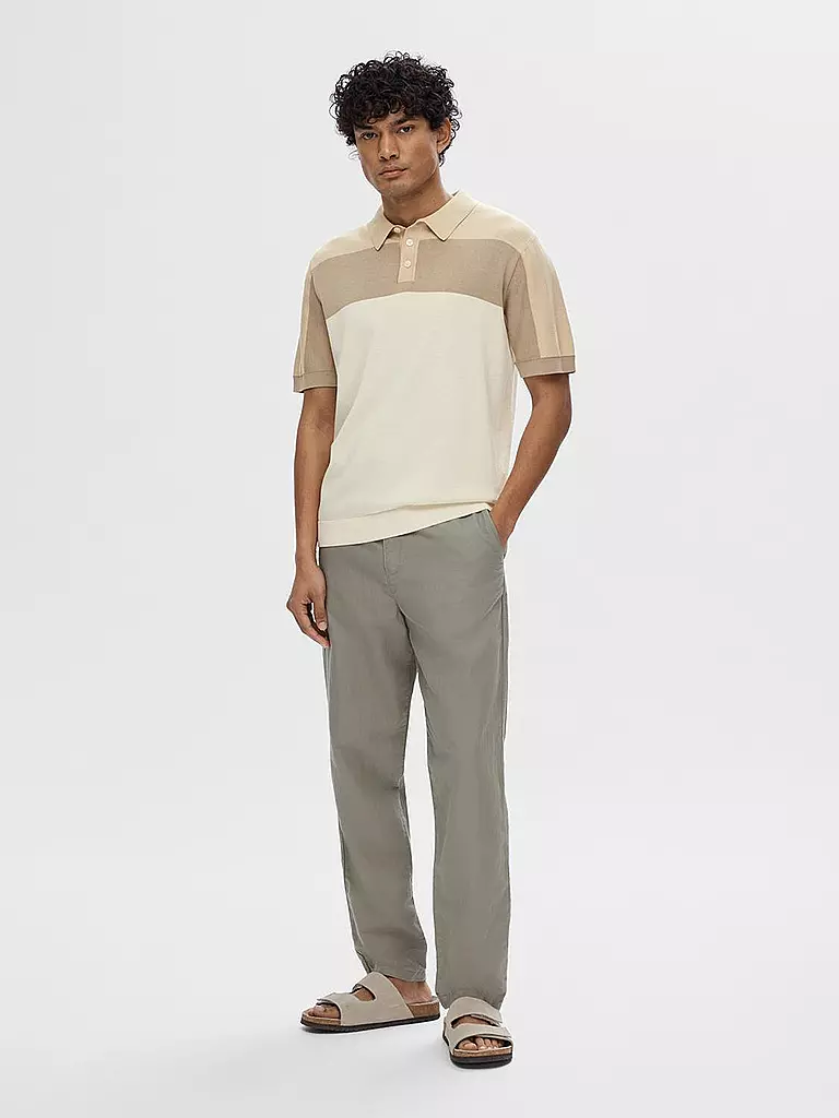 SELECTED | Poloshirt SLHMATTIS | Beige