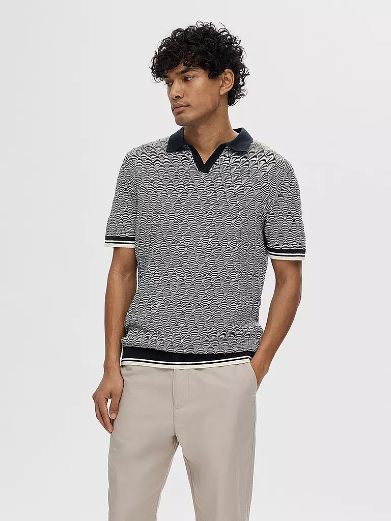 SELECTED | Poloshirt SLHWIFI | Blu scuro