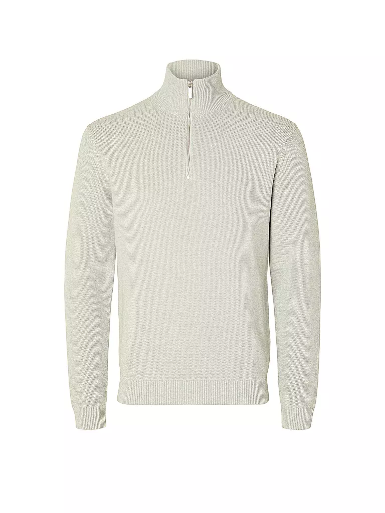 SELECTED | Pullover Troyer SLHDANE | Grigio chiaro