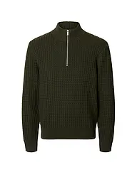 SELECTED | Pullover Troyer | Grigio
