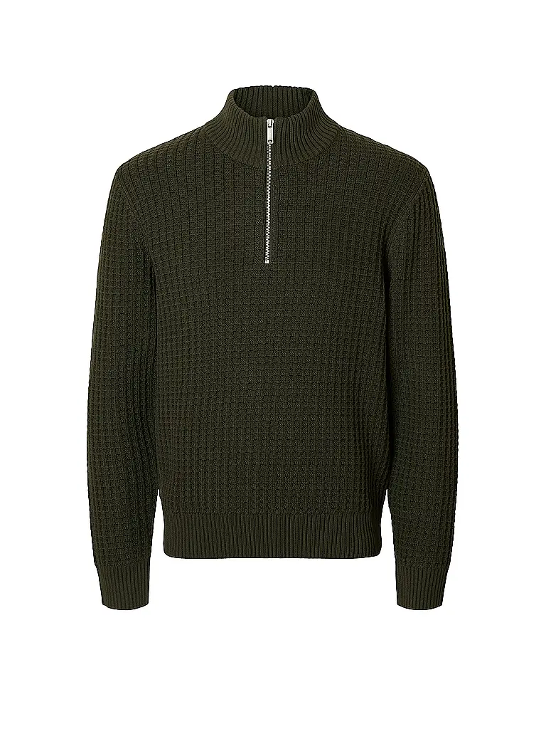 SELECTED | Pullover Troyer | Grigio
