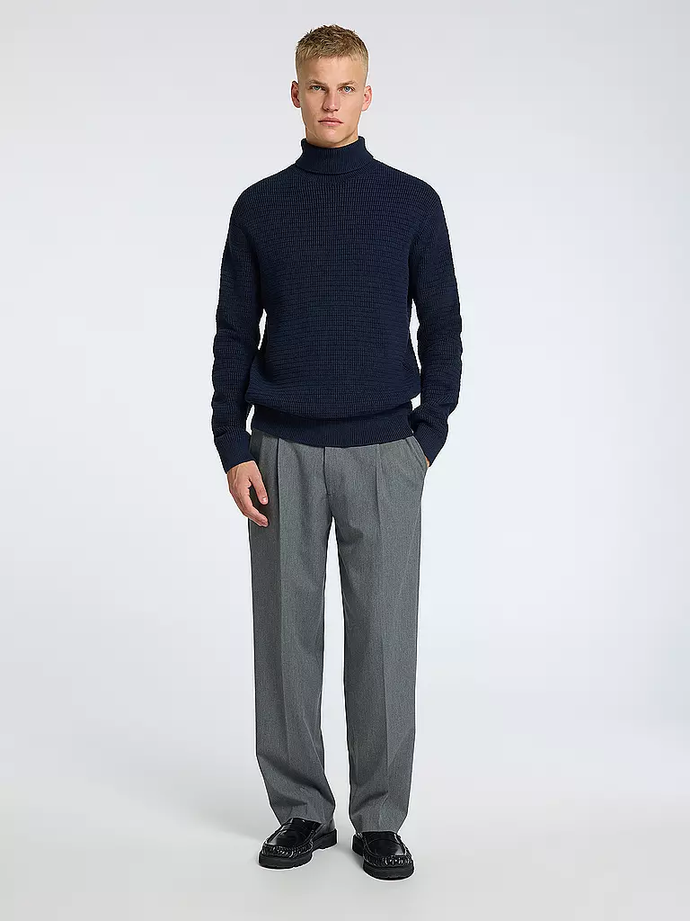 SELECTED | Rollkragenpullover SLHTHEO | Blu