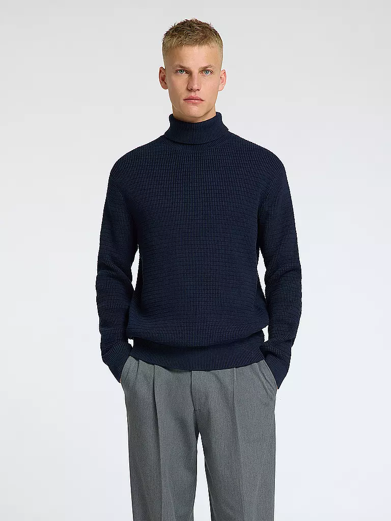 SELECTED | Rollkragenpullover SLHTHEO | Blu