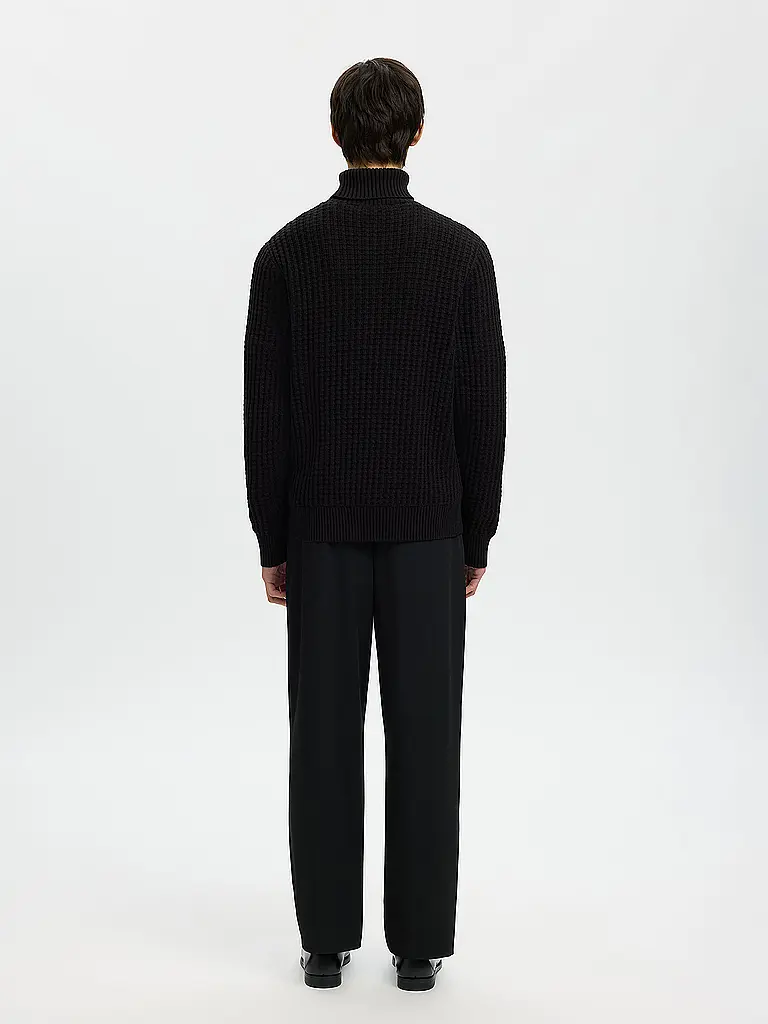 SELECTED | Rollkragenpullover SLHTOM | Nero