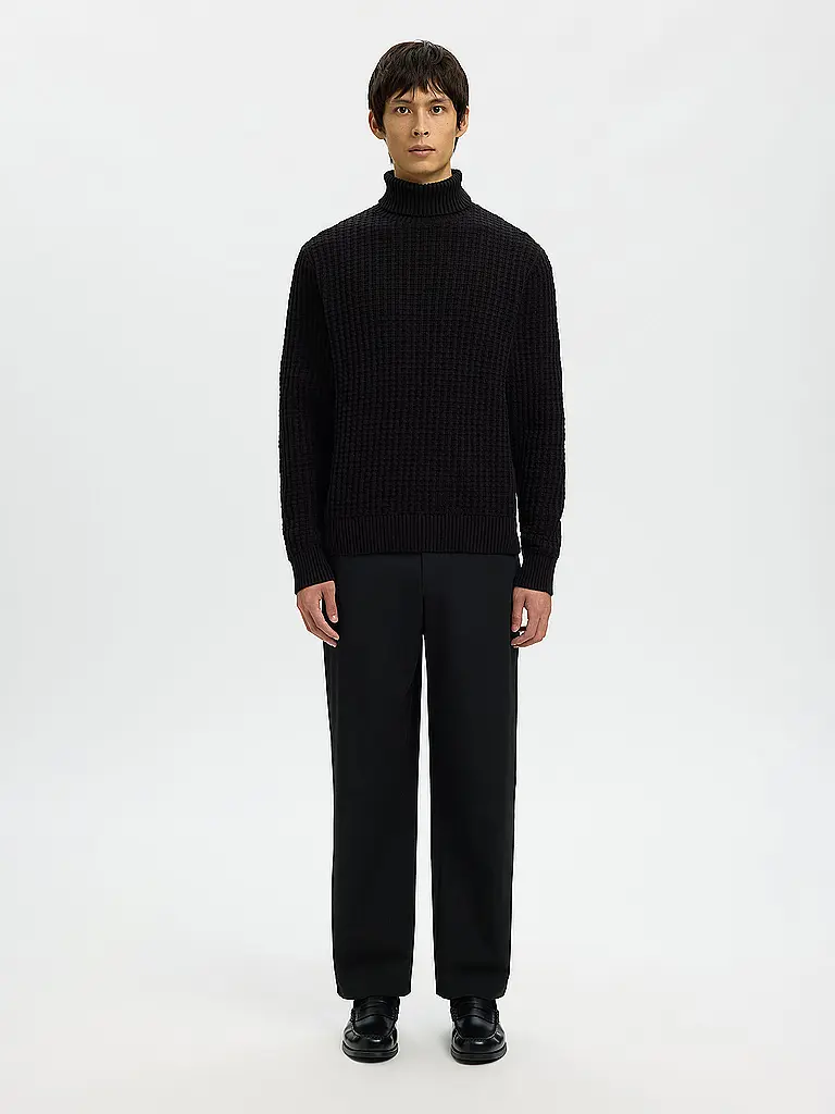 SELECTED | Rollkragenpullover SLHTOM | Nero