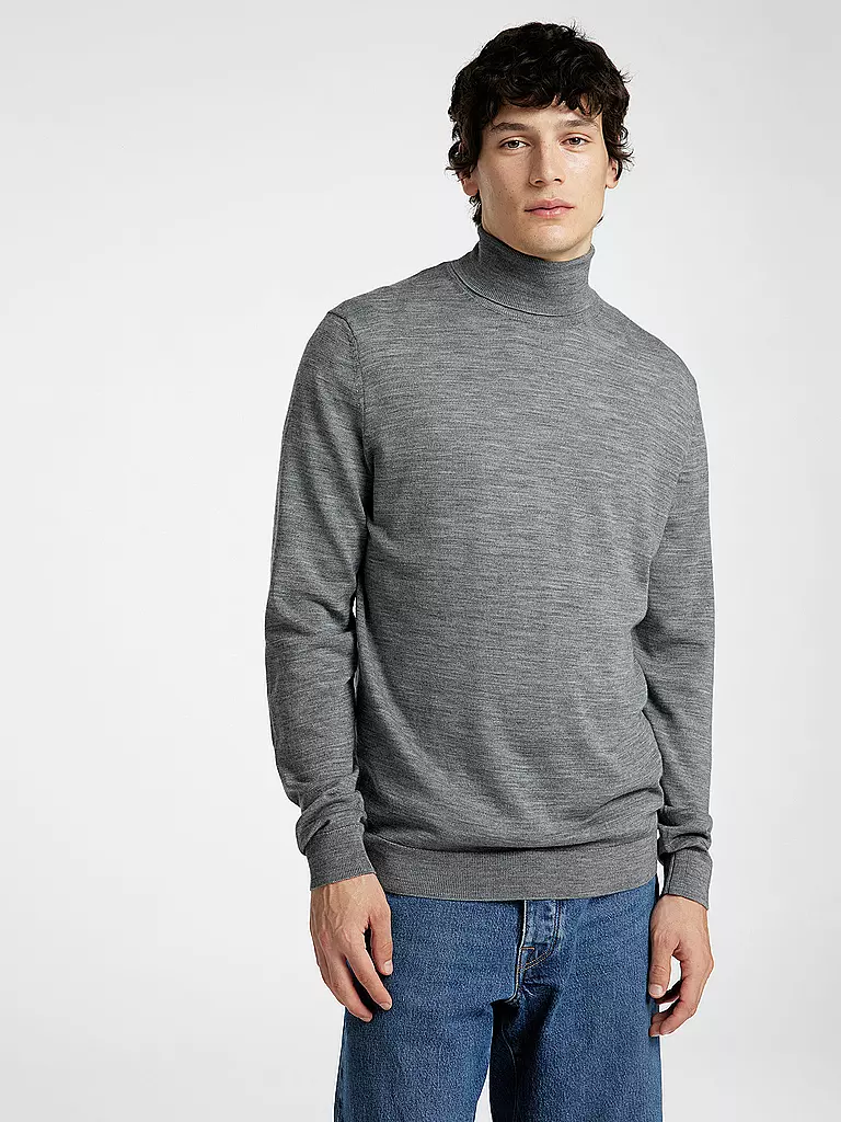 SELECTED | Rollkragenpullover SLHTRAY | Grigio