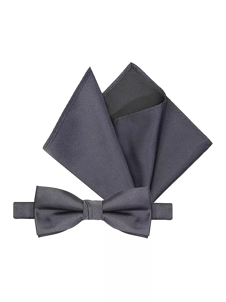 SELECTED | Set regalo con papillon e fazzoletto da taschino SLHBERTEL | Grigio