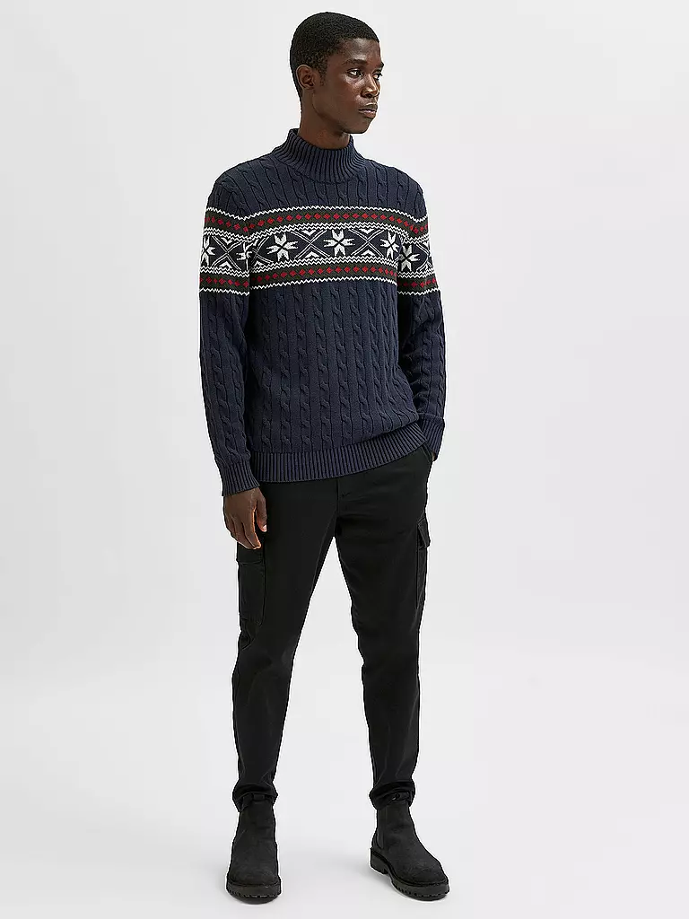 SELECTED | Stehkragenpullover SLHFLAKE  | Blu