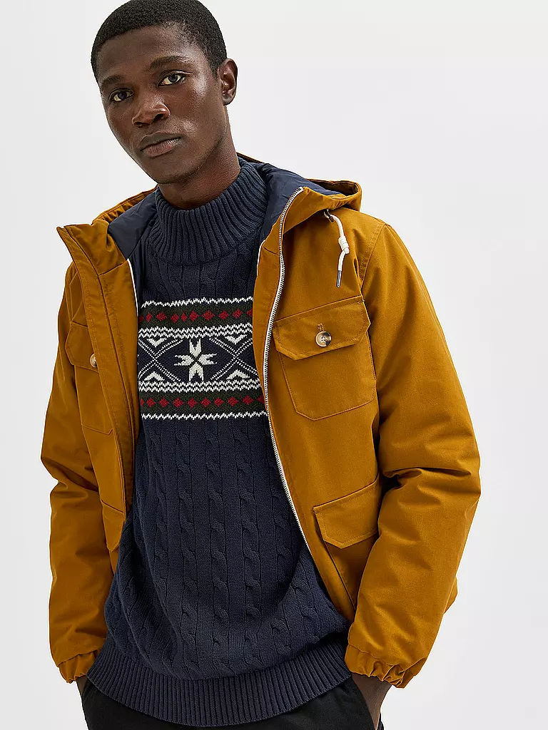 SELECTED | Stehkragenpullover SLHFLAKE  | Blu