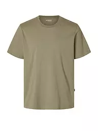 SELECTED | T-shirt SLHASPEN | Oliva