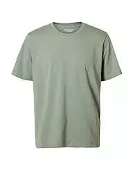 SELECTED | T-Shirt SLHASPEN | Oliva