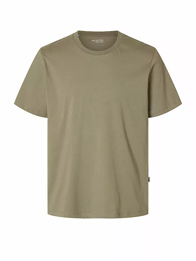 SELECTED | T-Shirt SLHASPEN | Oliva