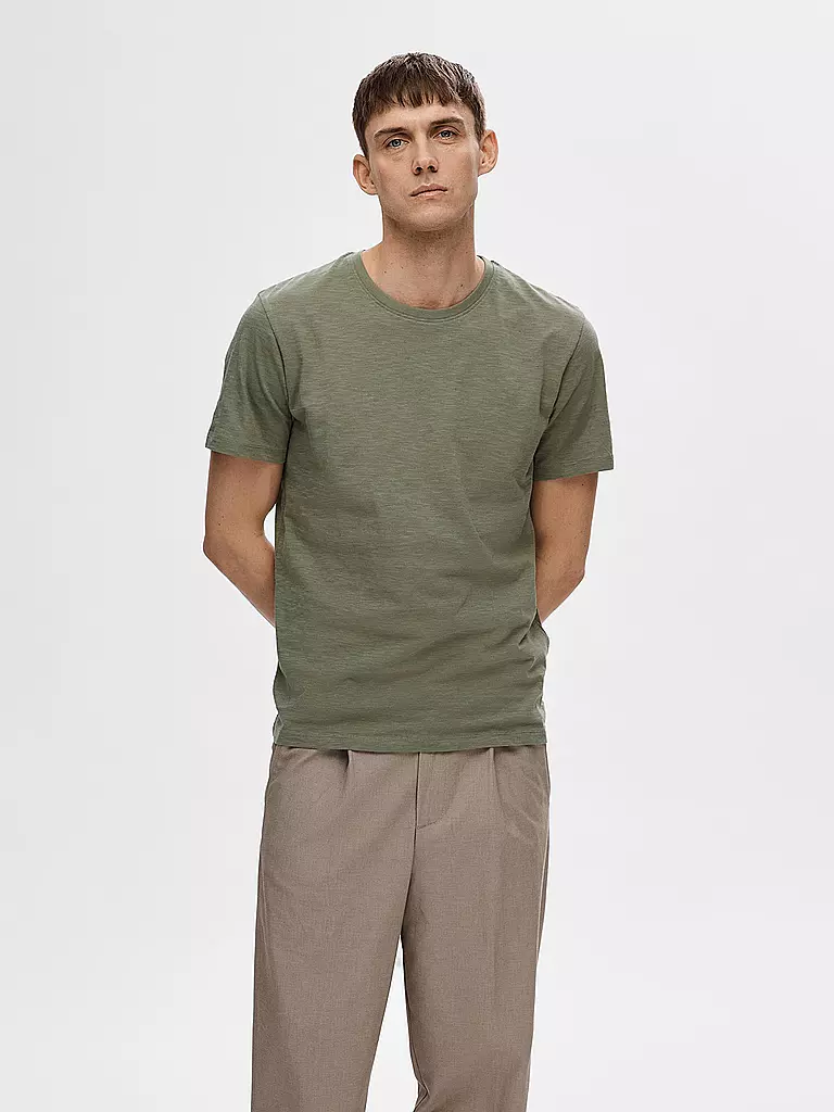 SELECTED | T-shirt SLHASPEN | Verde