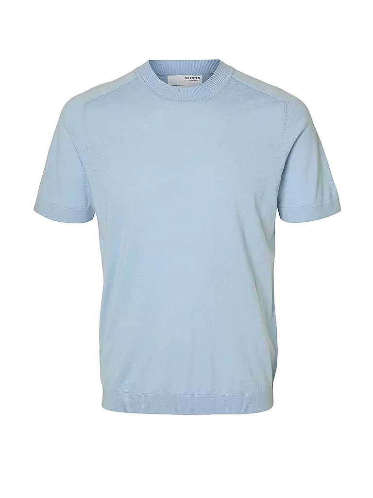 SELECTED | T-Shirt SLHTRAY | Blu chiaro