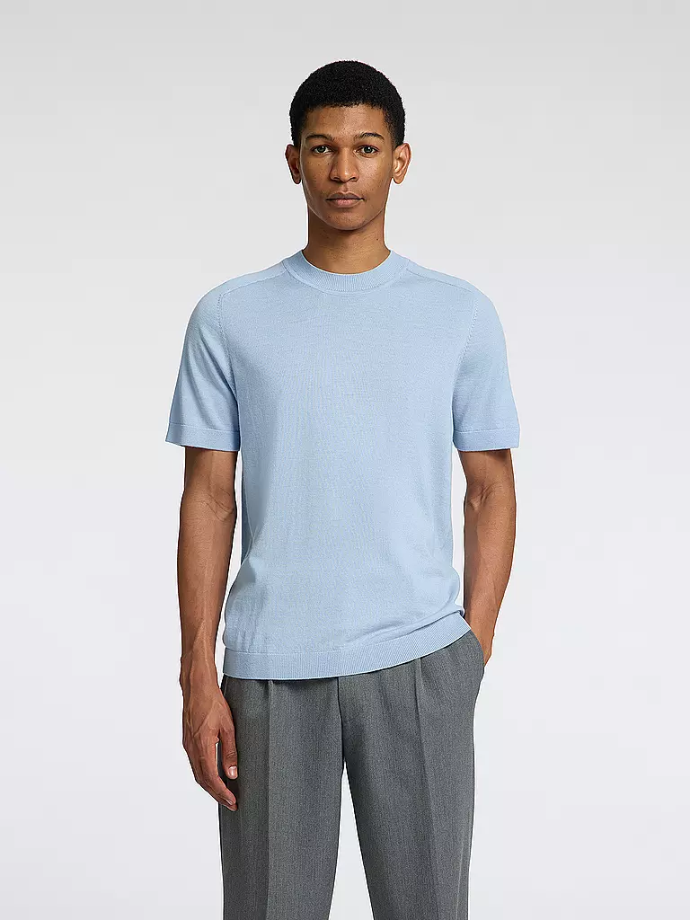 SELECTED | T-Shirt SLHTRAY | Blu chiaro