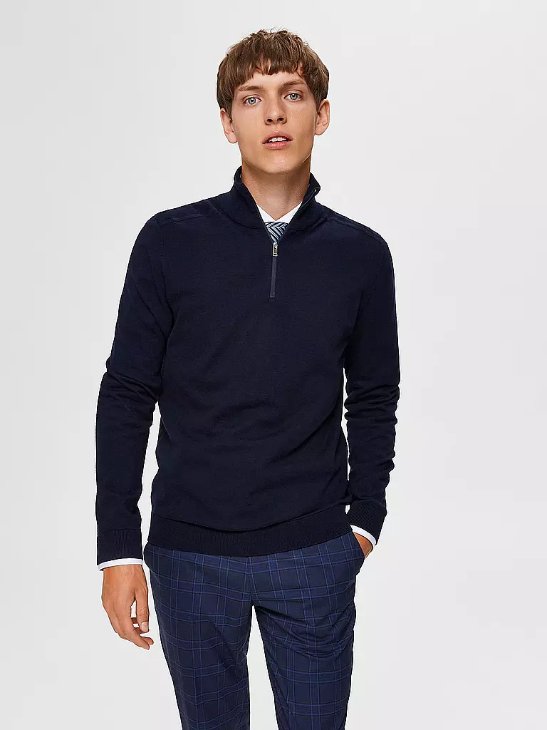 SELECTED | Troyer Pullover SLHBERG | Blu