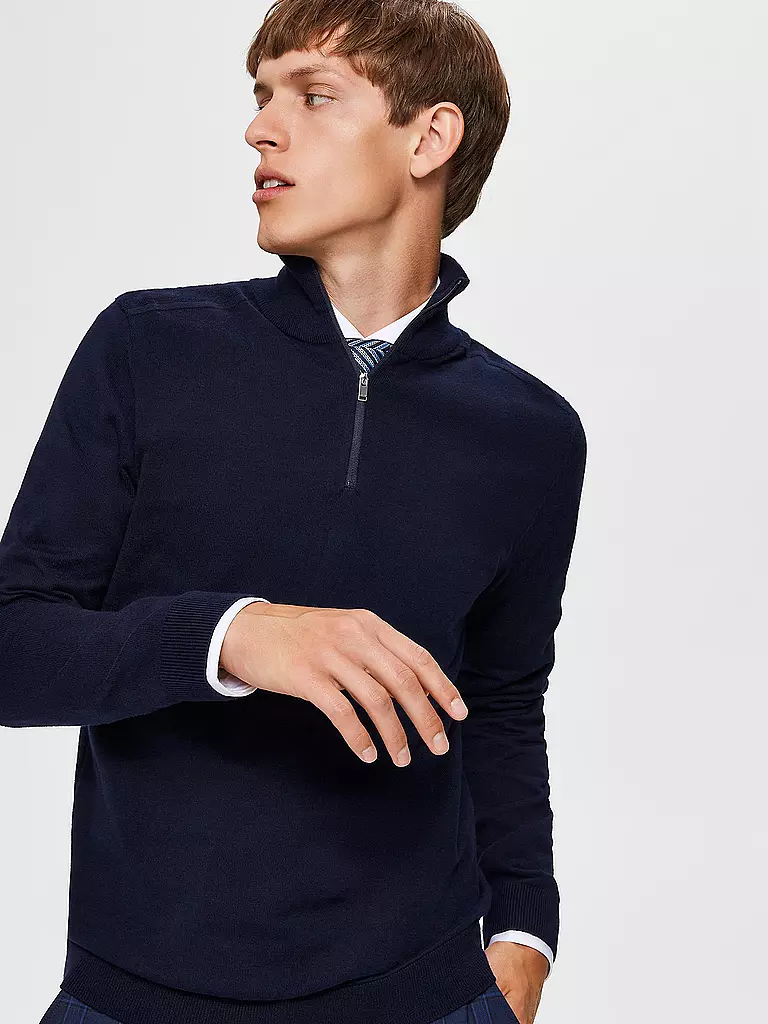 SELECTED | Troyer Pullover SLHBERG | Blu