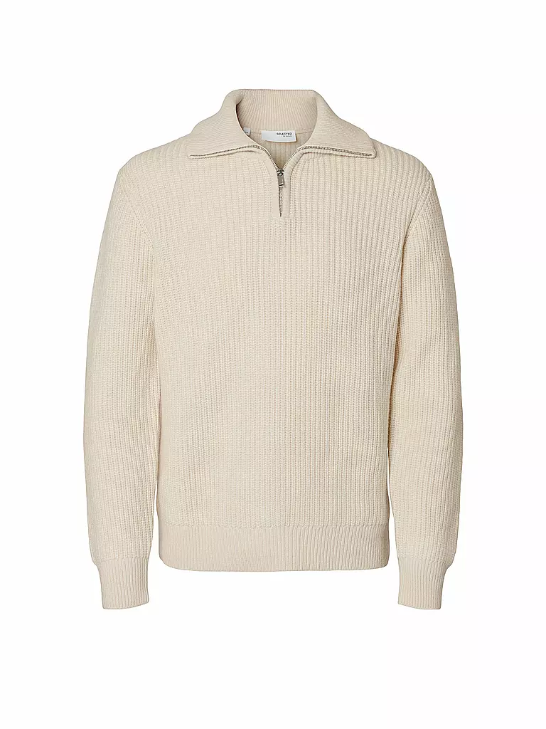 SELECTED | Troyer Pullover SLHLAND | Crema