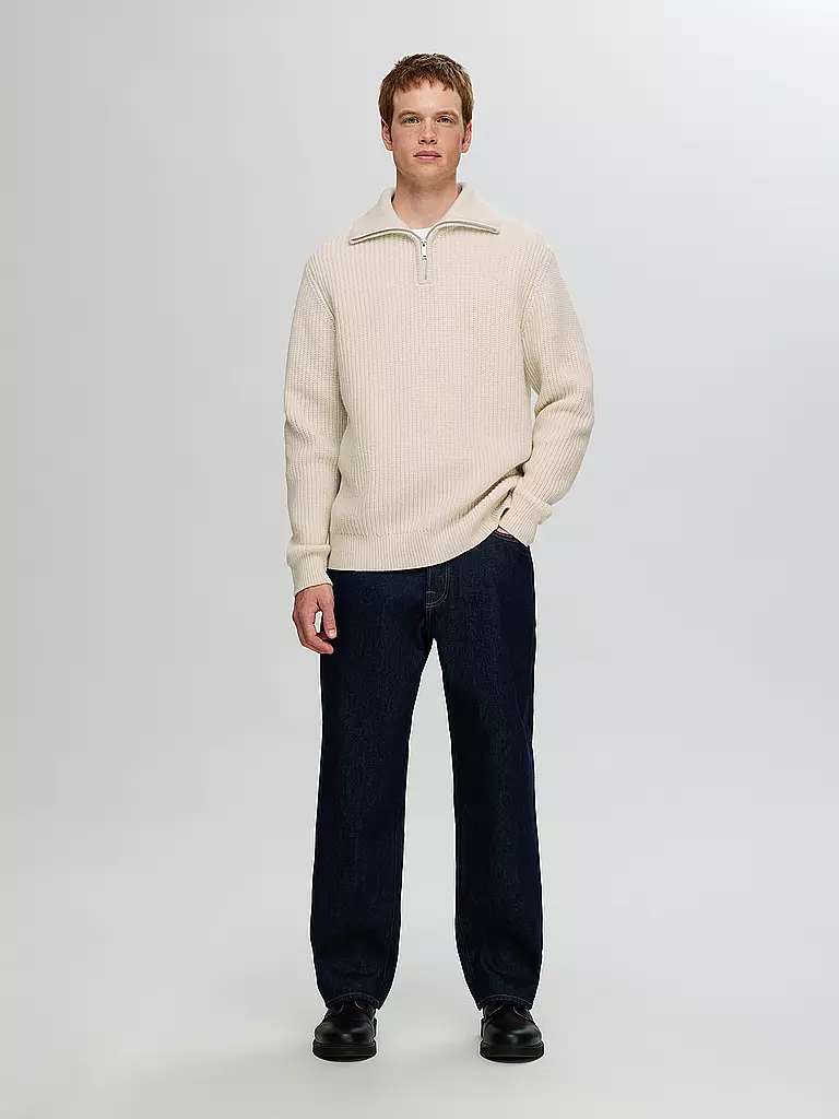 SELECTED | Troyer Pullover SLHLAND | Crema