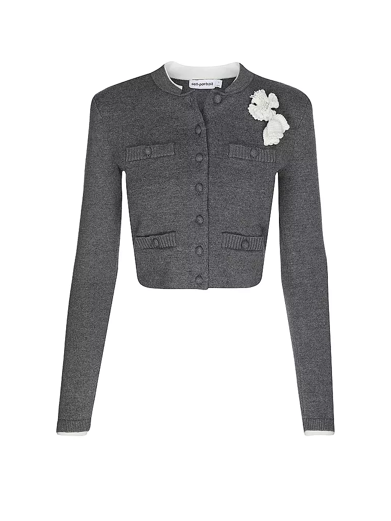 SELF-PORTRAIT | Cardigan | Grigio
