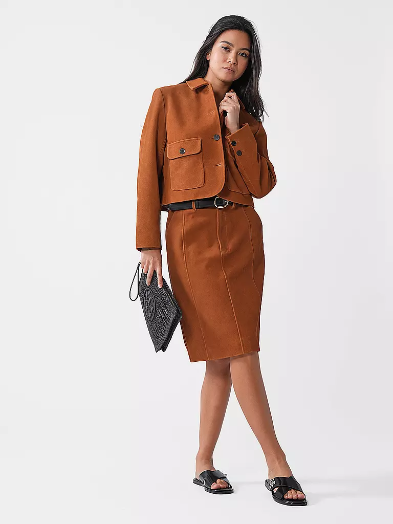 SELF-PORTRAIT | Giacca in pelle | Marrone
