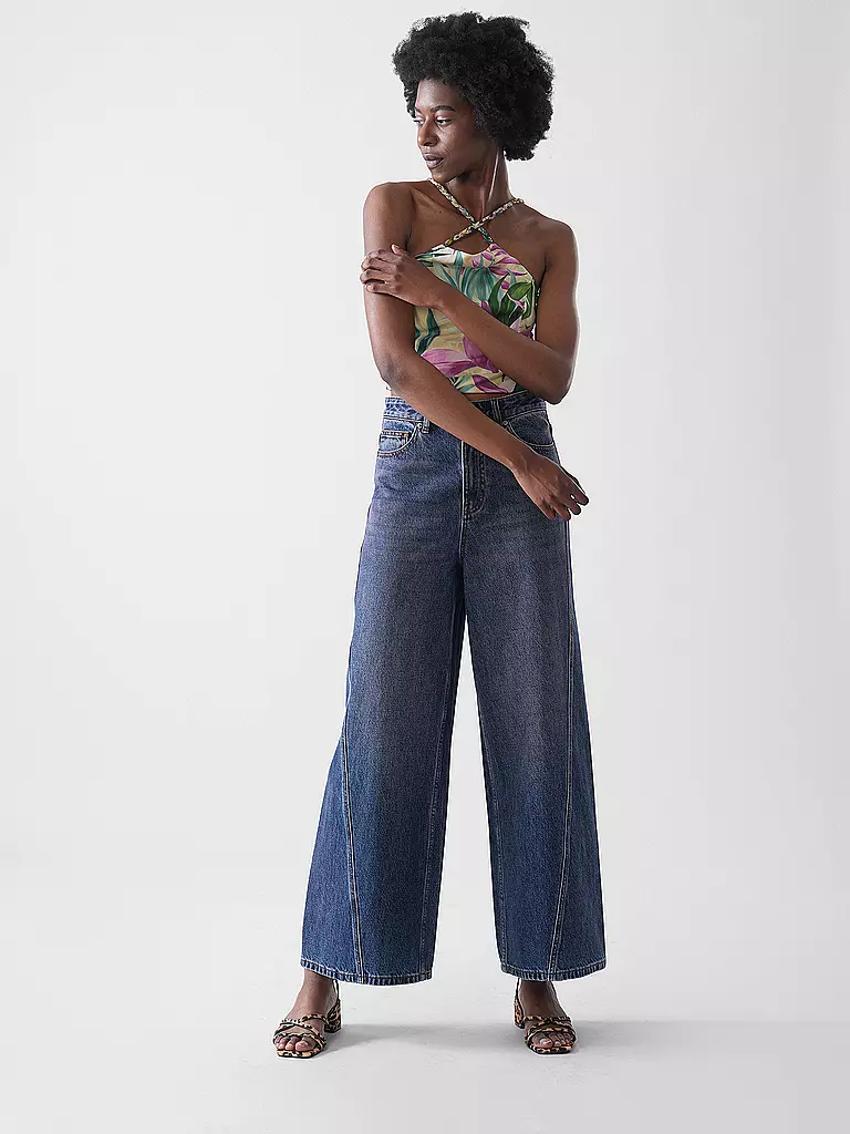 SELF-PORTRAIT | Jeans a gamba larga | Blu