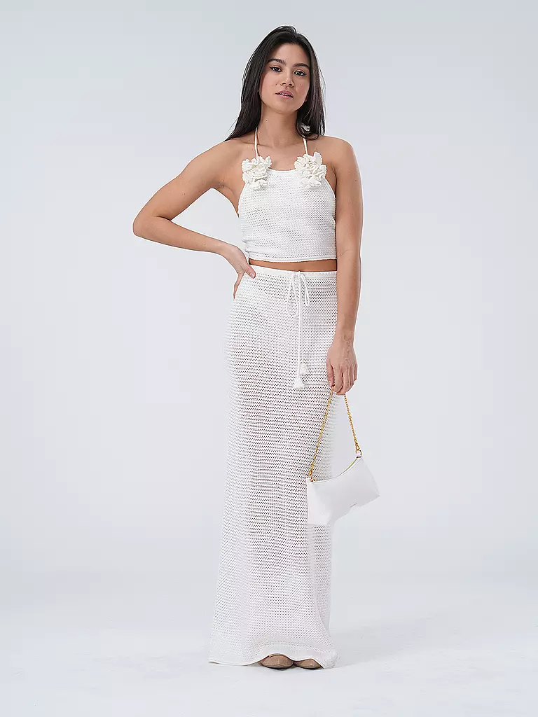 SELF-PORTRAIT | Midi gonna | Bianco