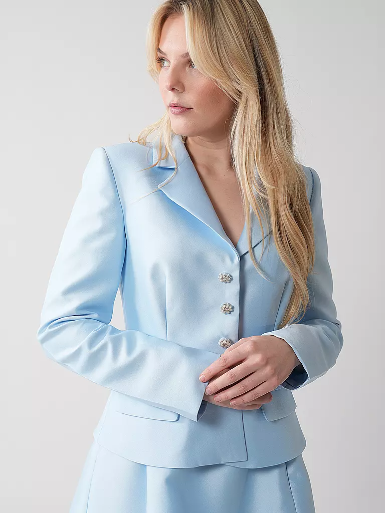 SELF-PORTRAIT | Midikleid  | Blu chiaro