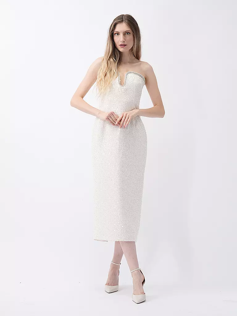 SELF-PORTRAIT | Midikleid | Crema