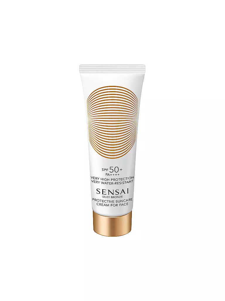 SENSAI | Silky Bronze - Crema Solare Protettiva Viso SPF 50+ 50ml | Senza colore