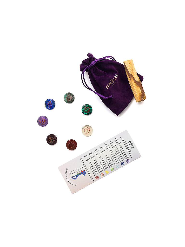 Cristalli ENERGIA CHAKRA 7 pezzi multicolore
