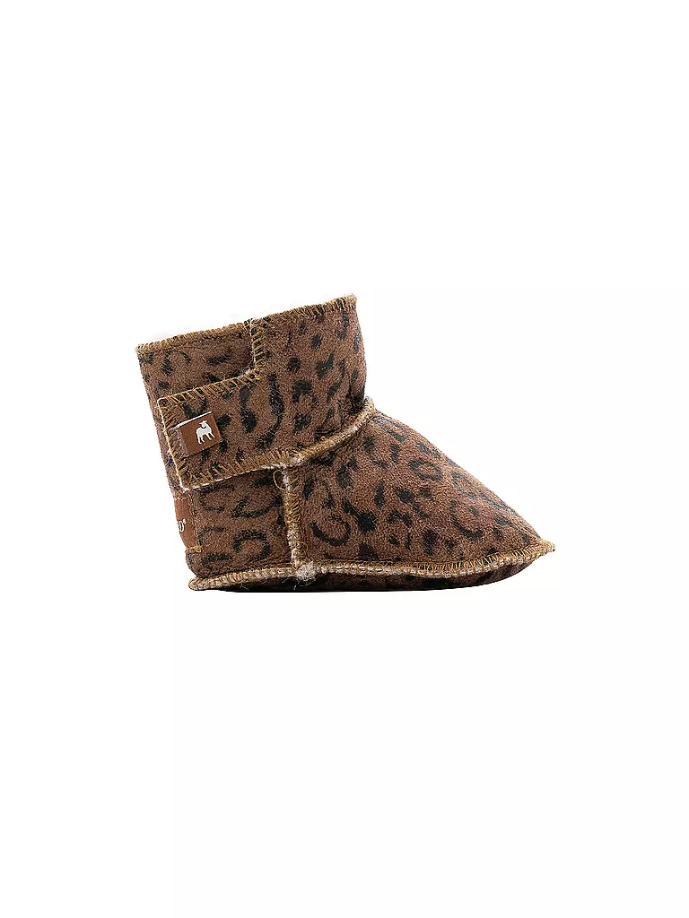 SHEPHERD OF SWEDEN | Scarpe da neonato BORAS LEOPARD | Marrone