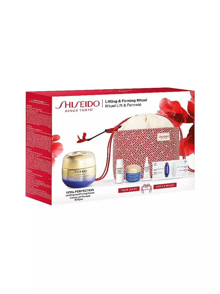 SHISEIDO | Cofanetto regalo - VITAL PERFECTION Uplifting and Firming Cream Set 50ml /15ml / 7ml / 3ml / 2ml | Senza colore