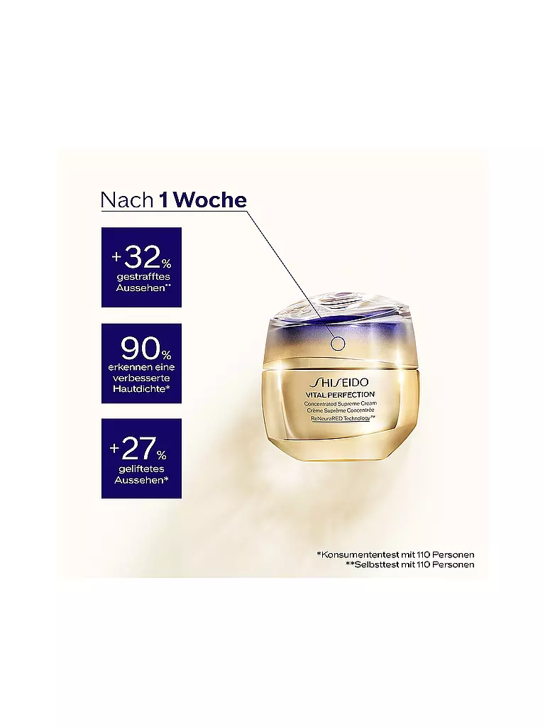 SHISEIDO | Crema viso - Vital Perfection Concentrated Supreme Cream 50ml | Senza colore
