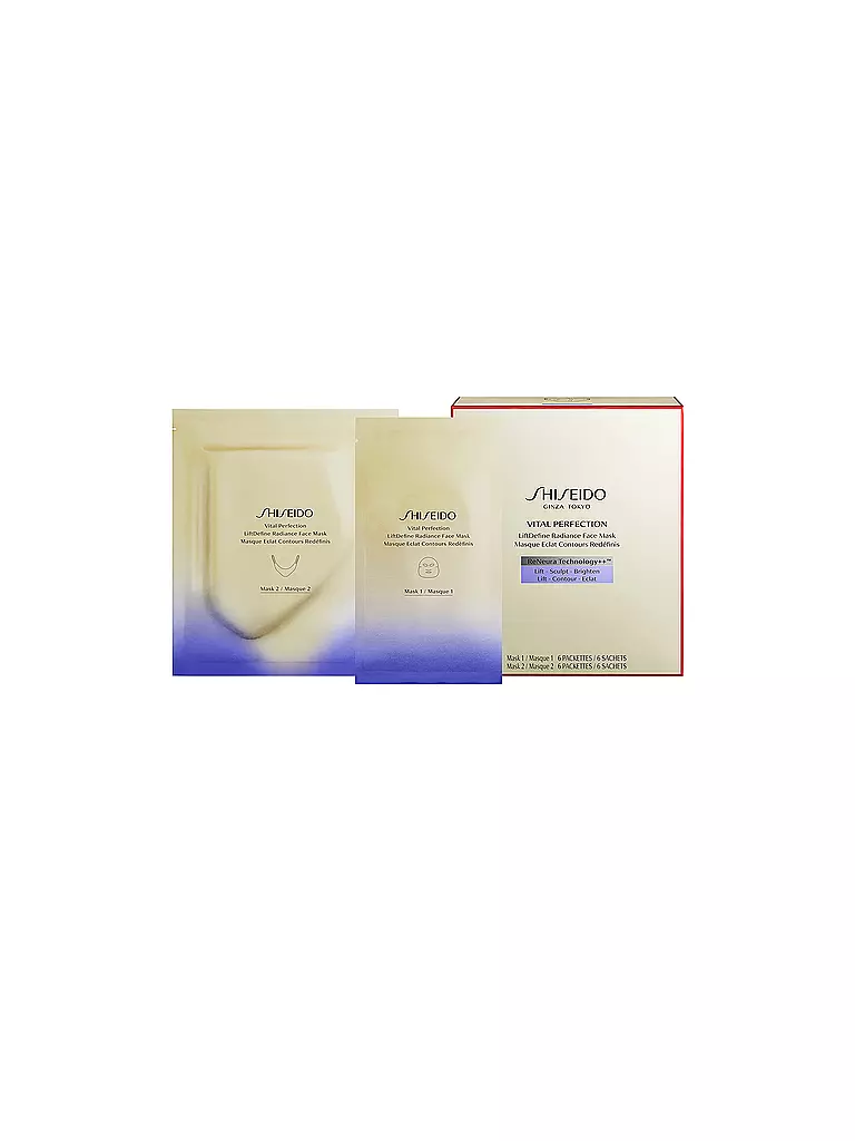 SHISEIDO | Vital Perfection Liftdefine Radiance Face Mask 6 pz | 